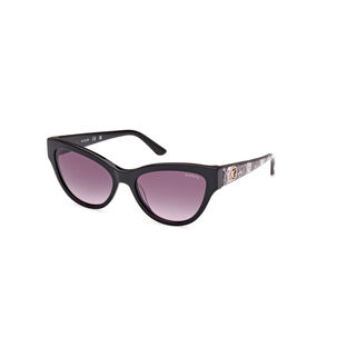 Lentes De Sol Negro Brillante Degradé Guess