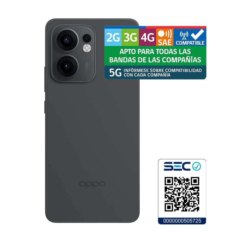 Smartphone Oppo Reno 13 F / 5G / 256 GB / Gris / Liberado image number 9.0