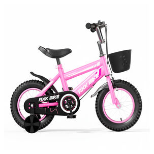 Bicicleta Aro 16 Infantil Con Ruedas Auxiliares Y Canasto