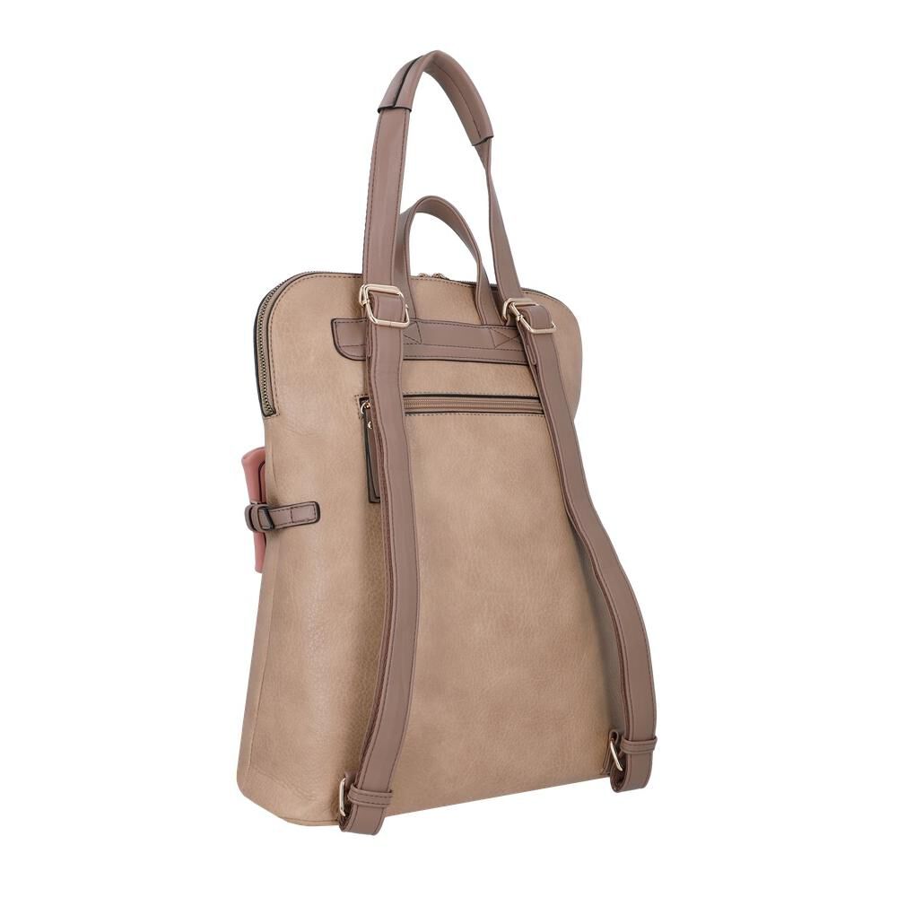 Mochila Notebook Secret Zamora St6 Beige 15" image number 6.0