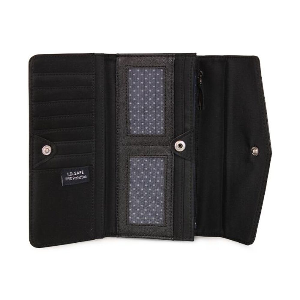 Billetera De Mujer Ziggy Negra Nautica image number 1.0