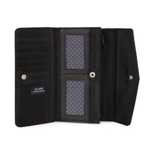 Billetera De Mujer Ziggy Negra Nautica