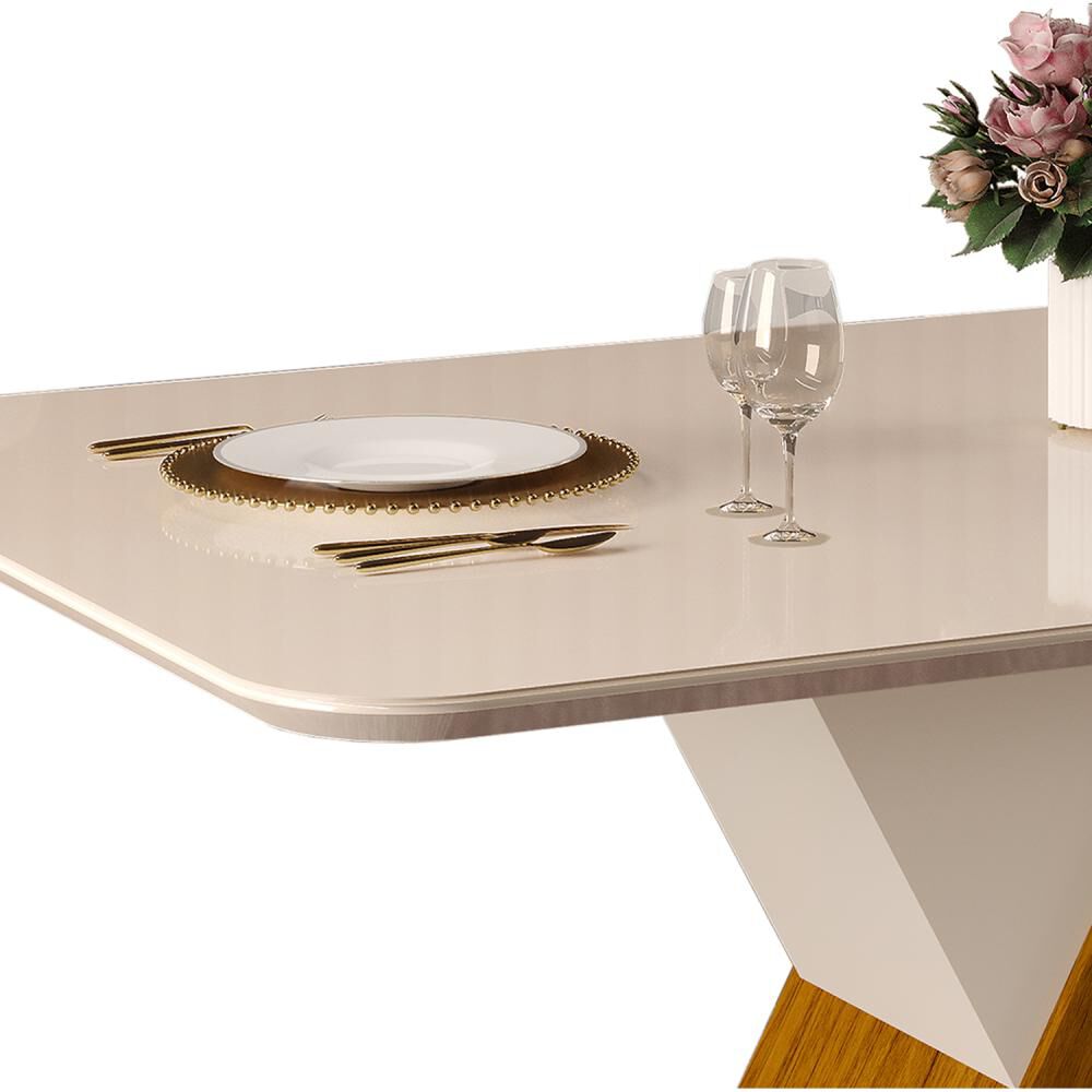 Juego De Comedor Vekkahome Rubi / 6 Sillas image number 3.0