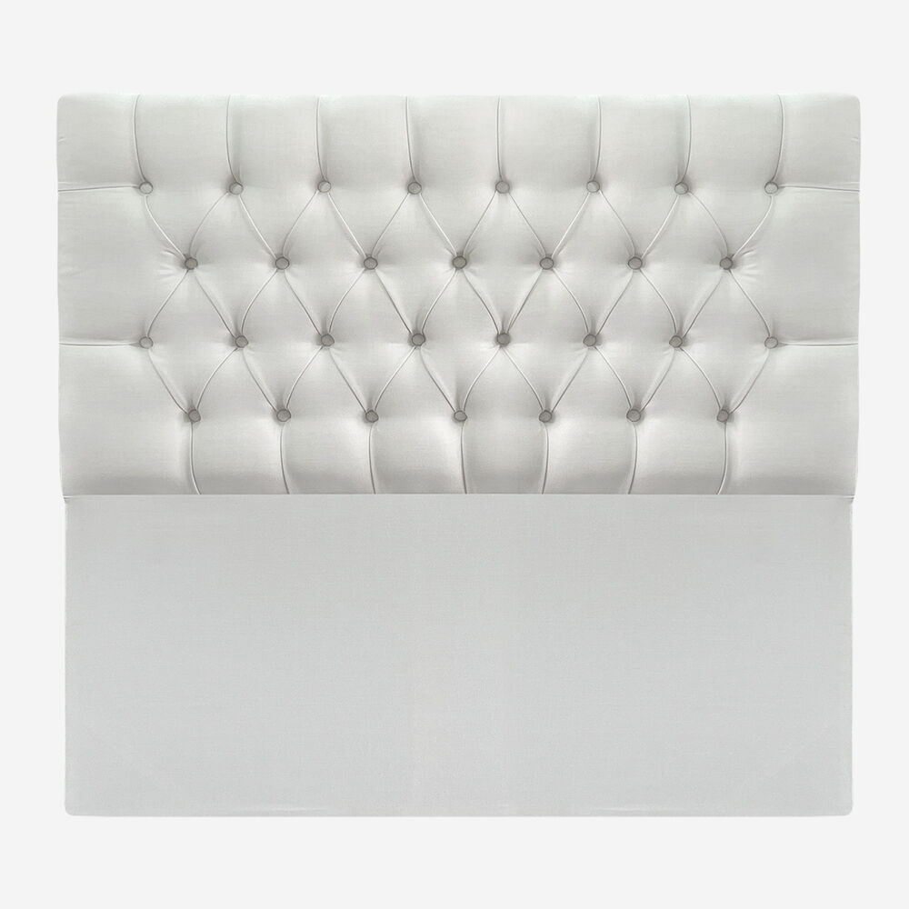Respaldo De Cama Capitoné Premium Lino Marfíl 1,5 Plazas image number 2.0