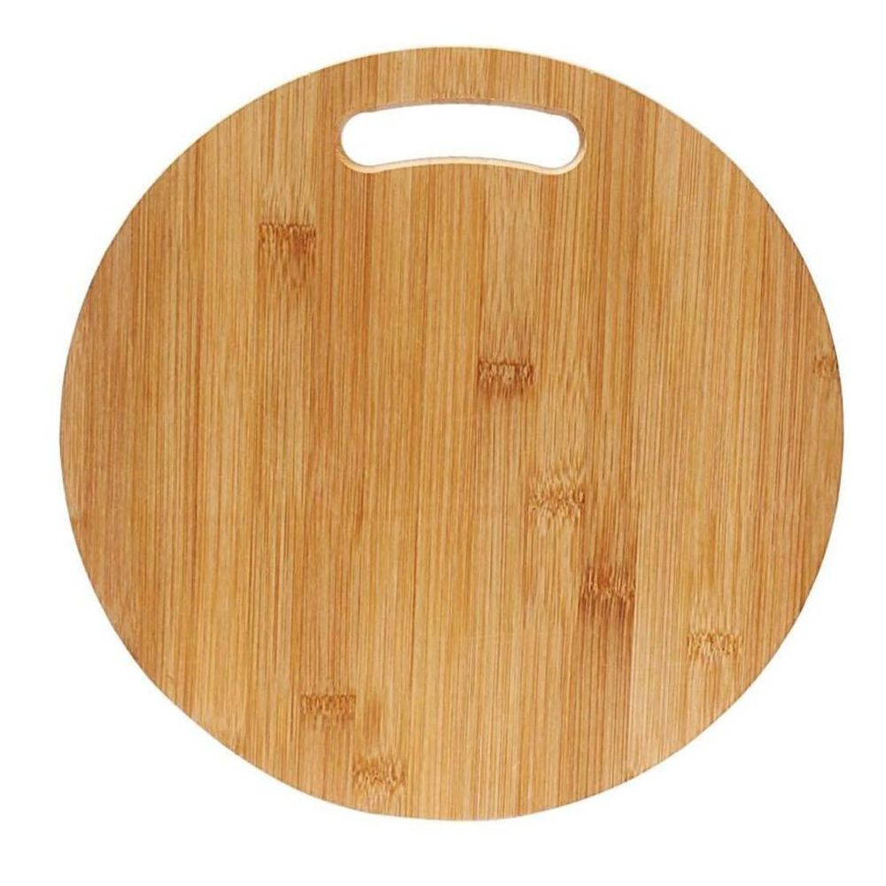 Tabla De Cocina Circular Bambú 30cm image number 0.0