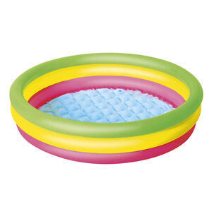 Piscina Inflable 3 Anillos Multicolor 102 X 25 Cm - 51104 - Bestway