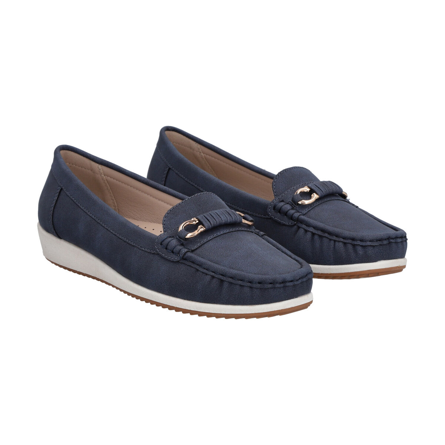 Mocas&iacute;n Mujer Azul Lali Police image number 4.0