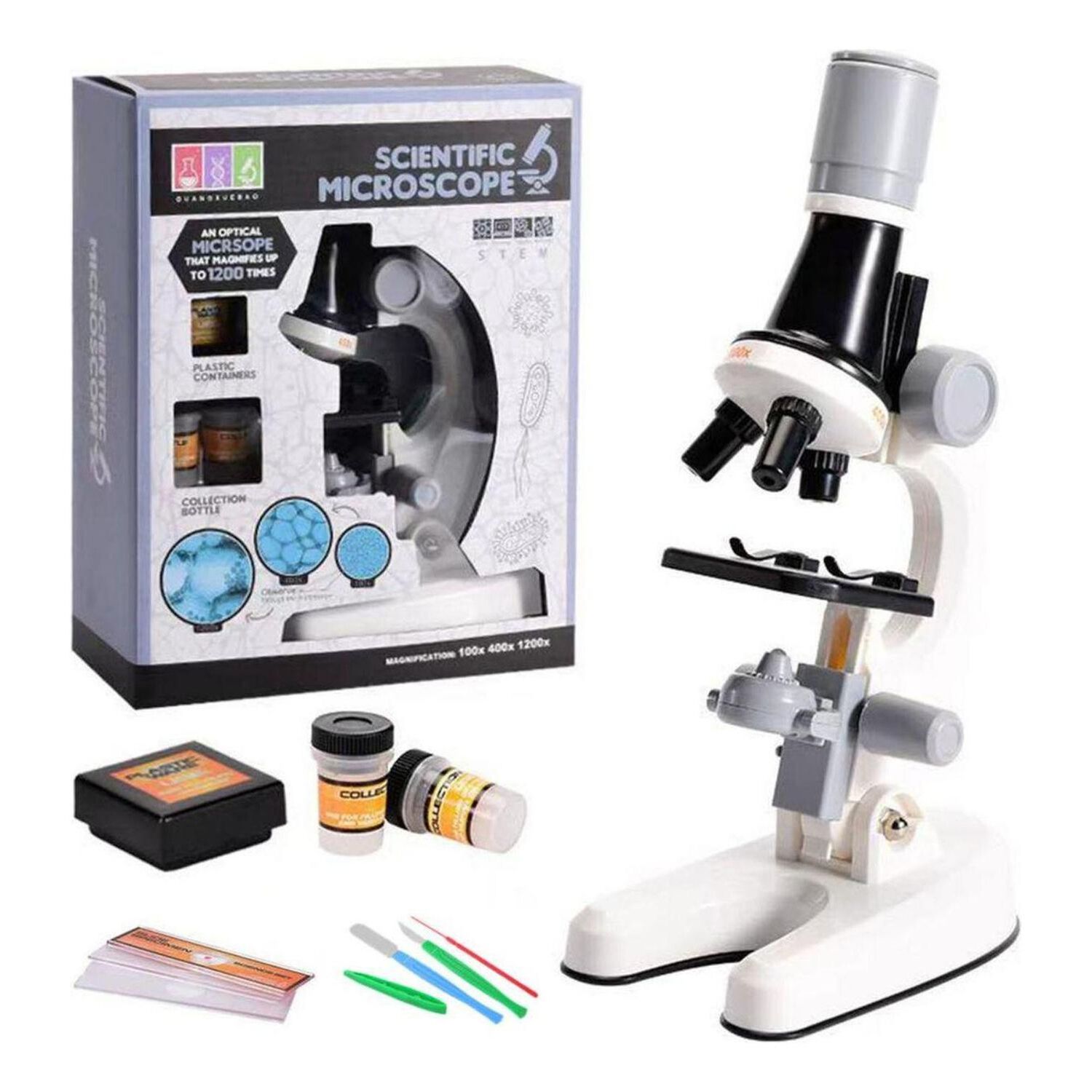Microscopio Educativo Juguete Ni&ntilde;os Kit Accesorios image number 0.0