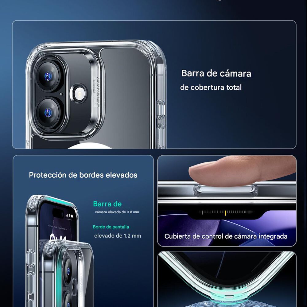 Para Iphone 17 - Pack: Carcasa Magsafe + Vidrio Templado image number 3.0