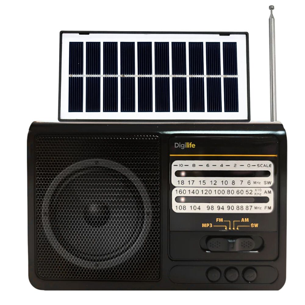 Radio Solar Recargable Multibanda Am/fm/ Sw/mp3/sd/ Linterna image number 9.0
