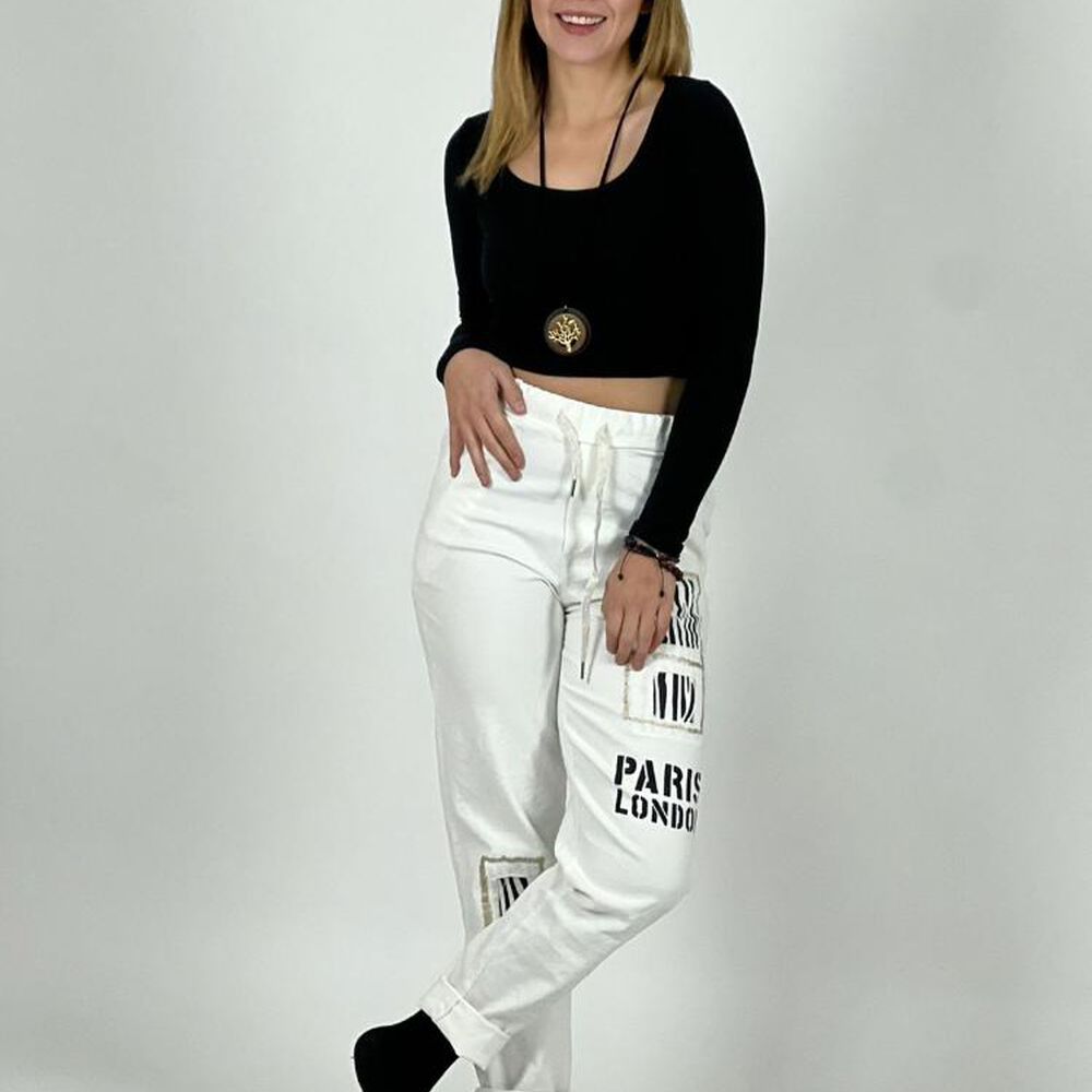 Jogger Italiano Letras Y Print image number 3.0