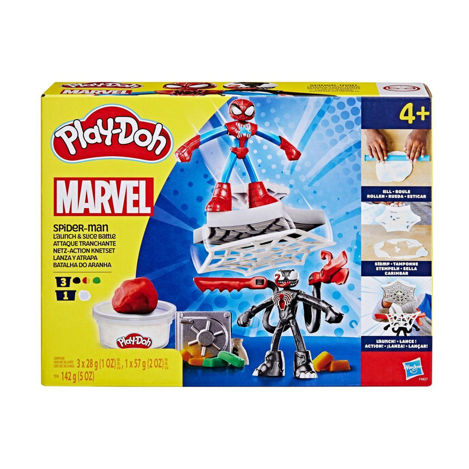 Play-doh Spider-man Lanza Y Atrapa image number 8.0