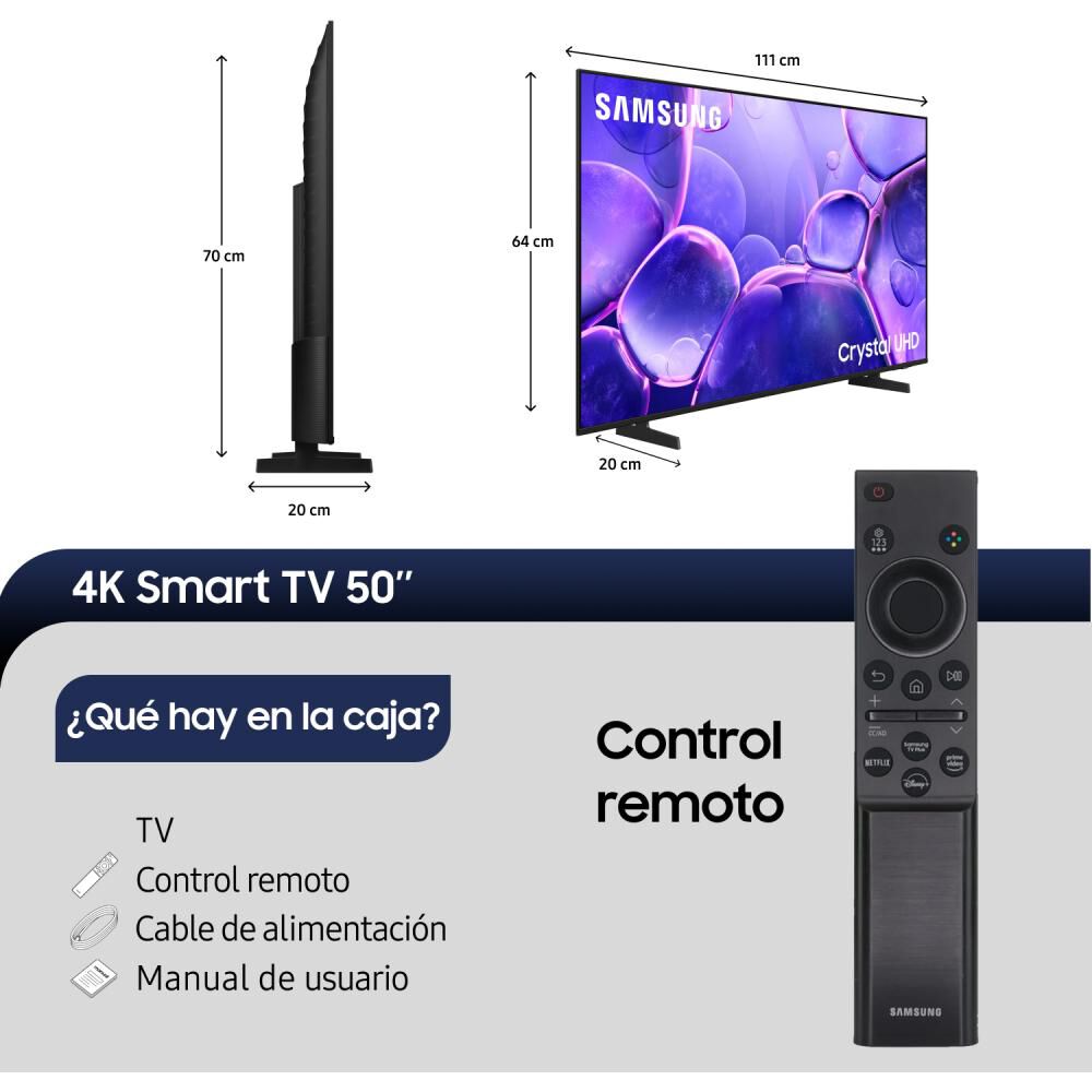 Led 50" Samsung U8000F / Ultra HD 4K / Smart TV 2025 image number 2.0