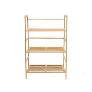 Mueble Organizador Repisa Bamb&uacute; Natural 3 Niveles