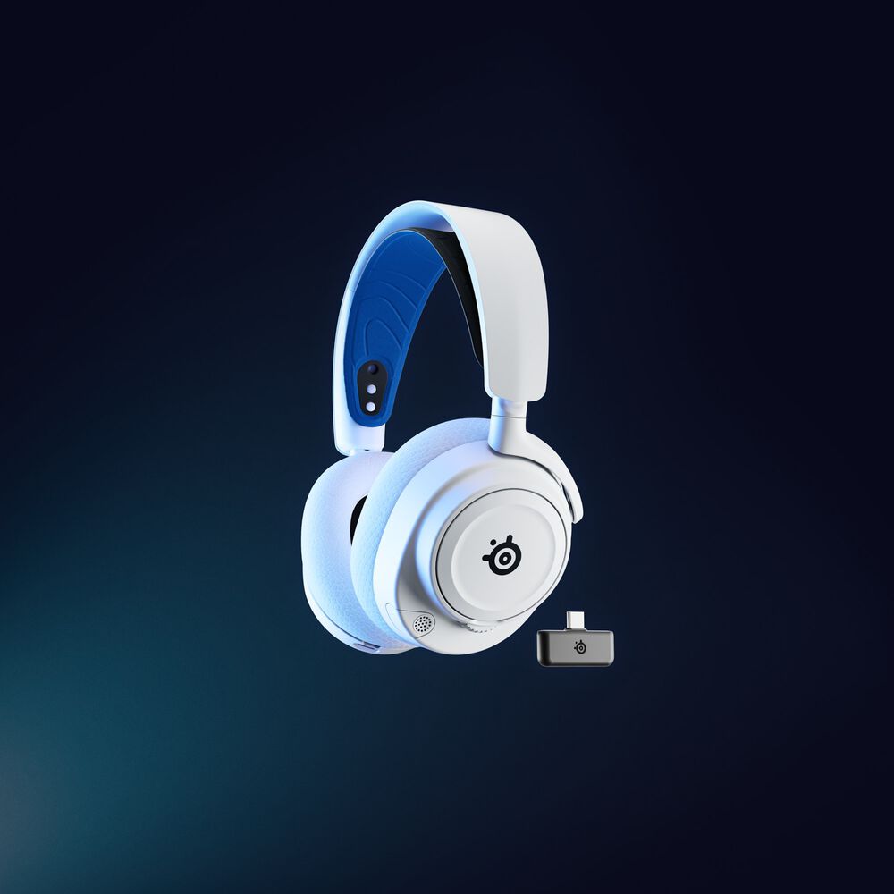 Aud&iacute;fonos Gamer Steelseries Nova 7 Ps Inal&aacute;mbrico Blancos image number 3.0