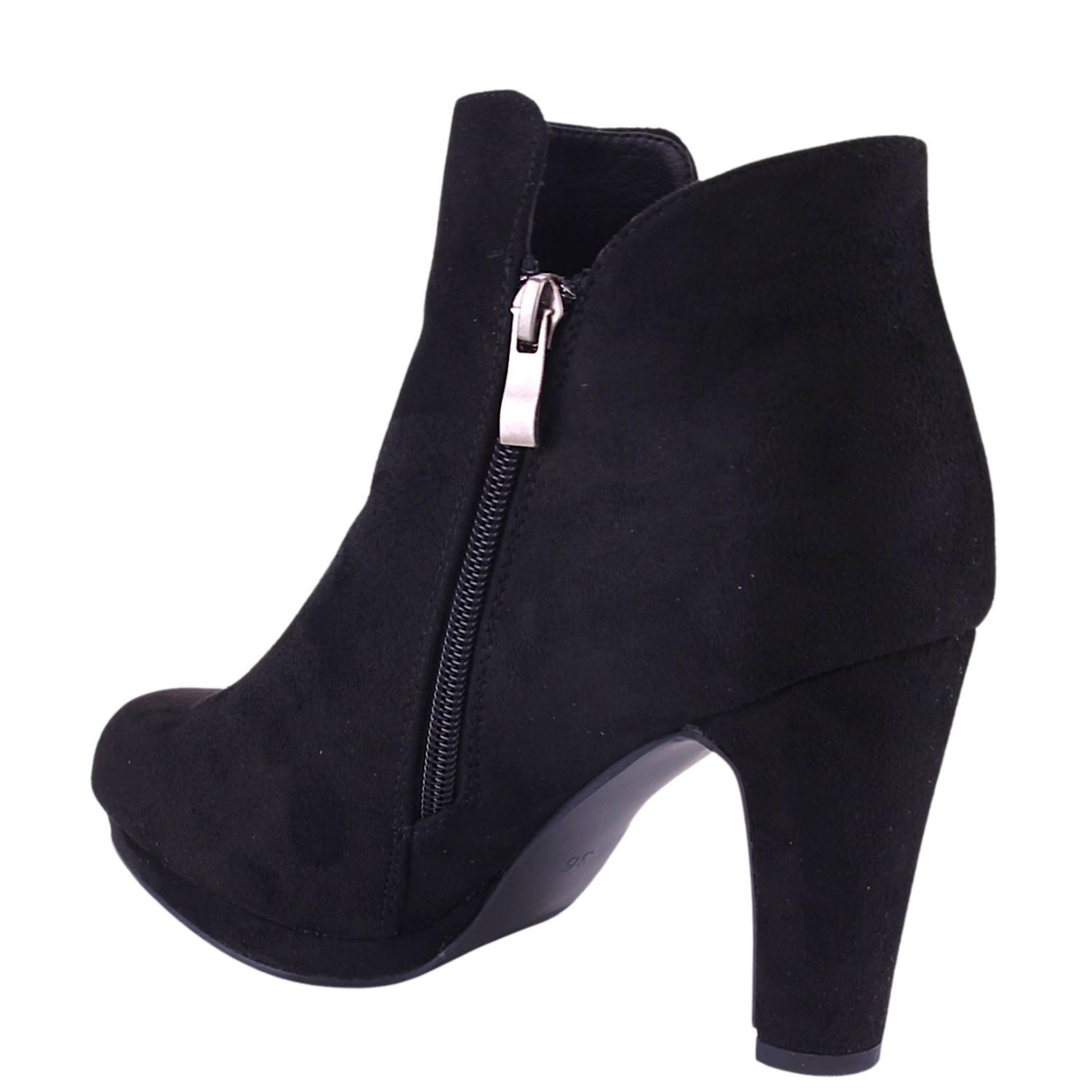 Botin Chalada Mujer Plataform10 Negro Moda image number 1.0