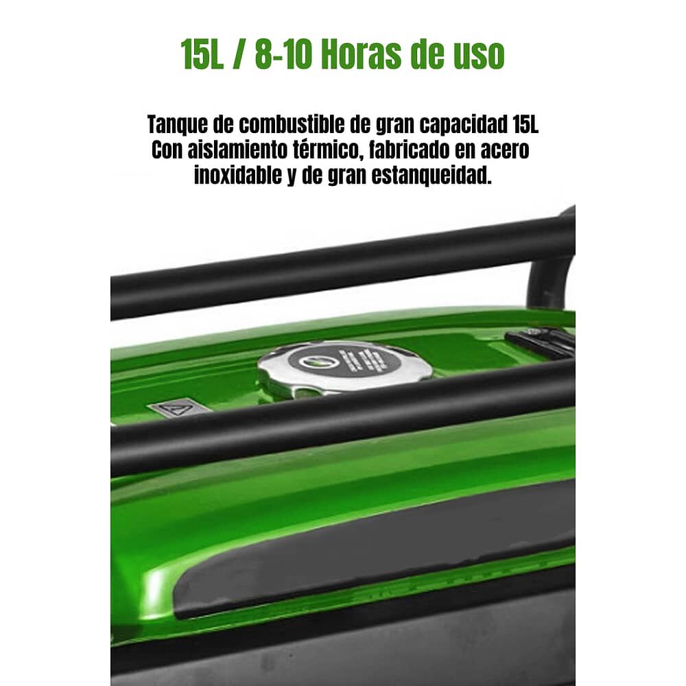 Generador El&eacute;ctrico A Gasolina Ohv 2500w Hd Rojo image number 3.0