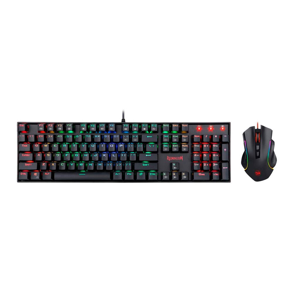 Kit Gamer Redragon Teclado Mecánico Mitra + Mouse Griffin image number 1.0