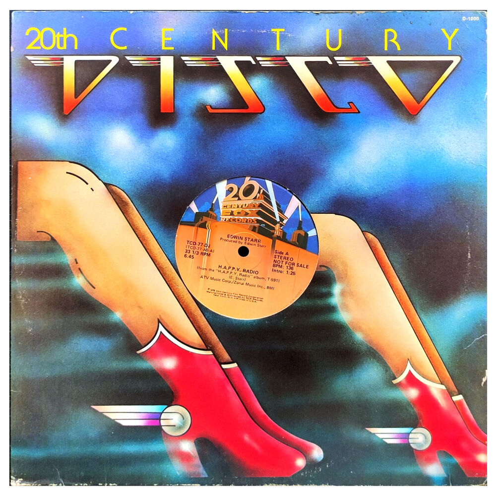 Edwin Starr - H.a.p.p.y. Radio | 12" Maxi Single Usado image number 0.0