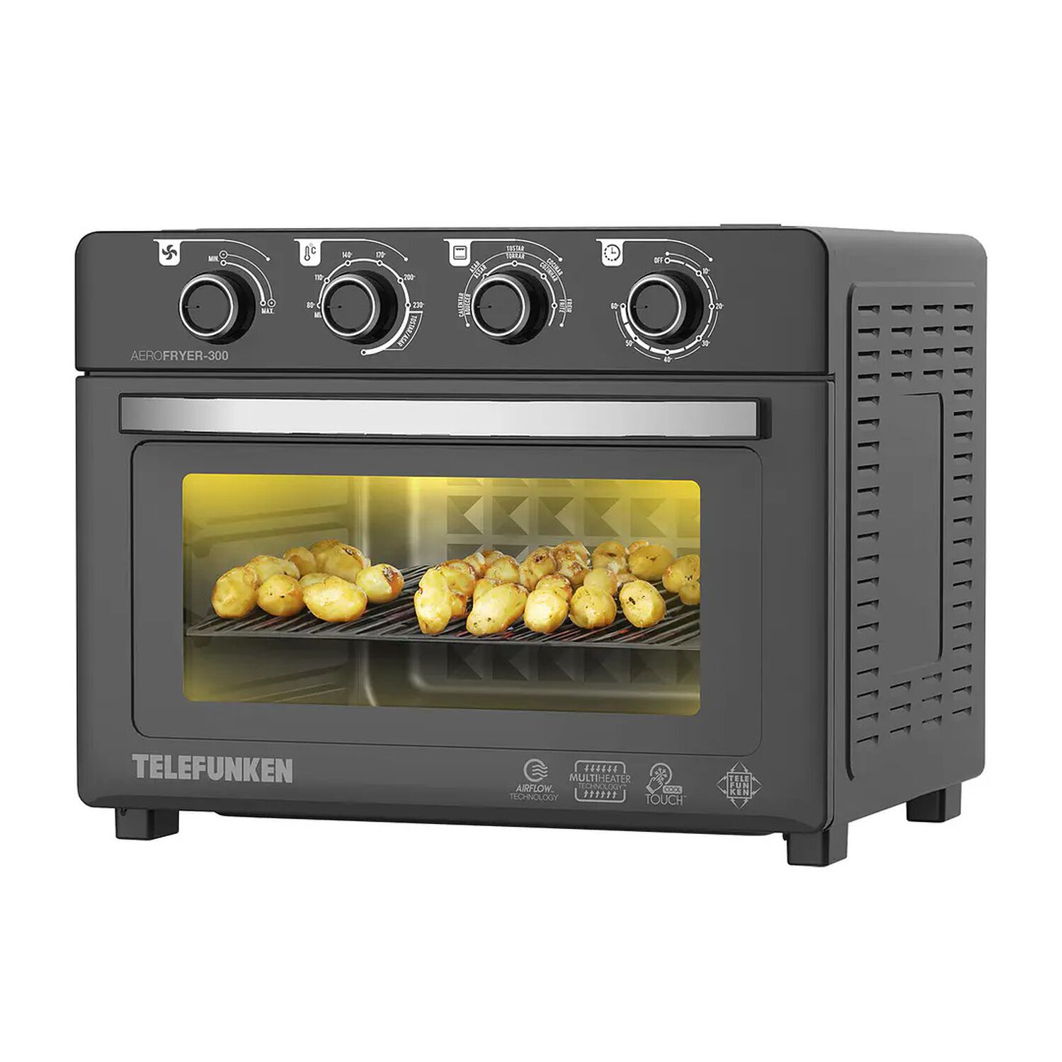 Horno Freidora De Aire Telefunken Aerofryer 300 30l 2100w image number 3.0