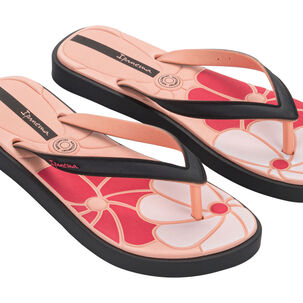 Sandalia Mujer Negro/rosa Classic Comfy Ipanema