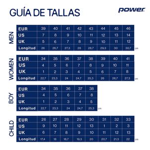 Zapatilla Escolar Hombre Power Alter Negro