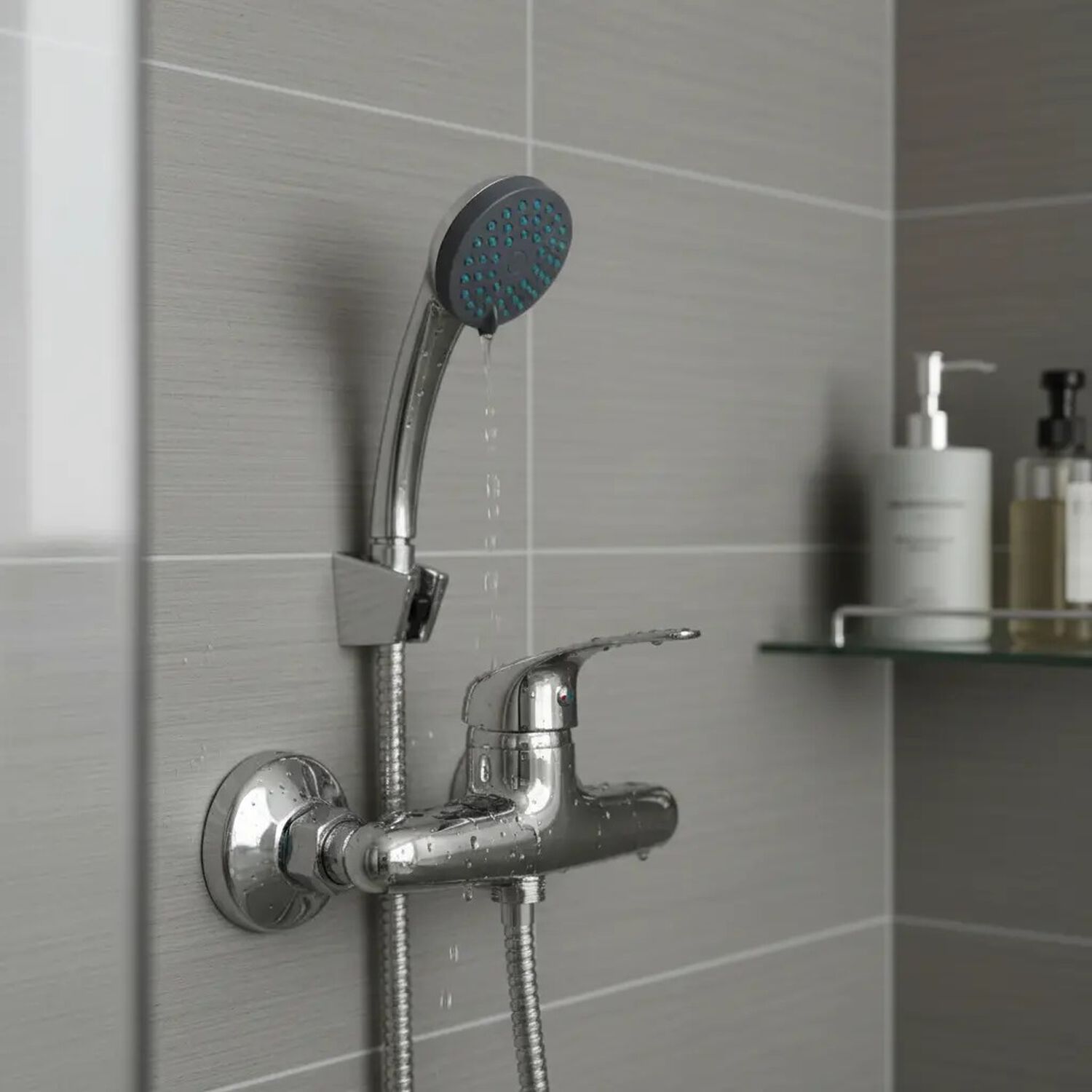 Monomando Llave Grifo Para Ducha Modelo Colomba Marca Taumm Color Cromo image number 0.0