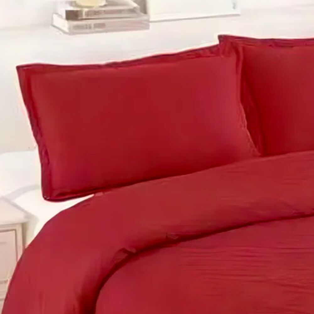 Cubrecama Quilt De Verano 2 Plazas Lisos Rojo image number 1.0