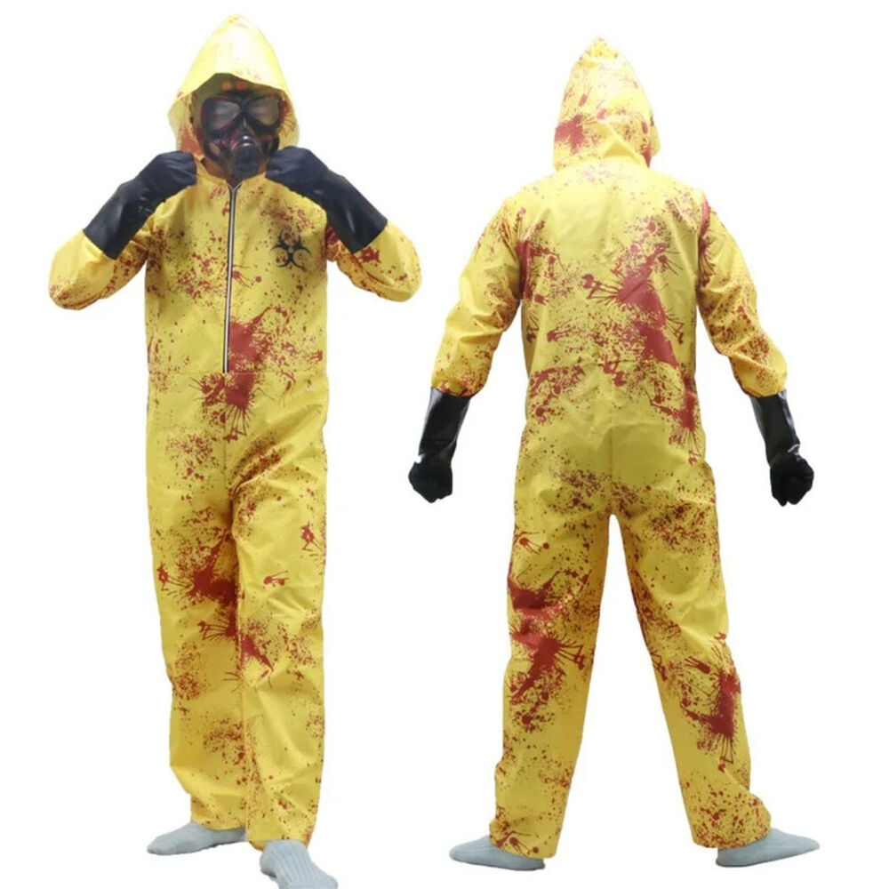 Disfraz Traje Radioactivo Adulto Resident Evil Amarillo image number 0.0