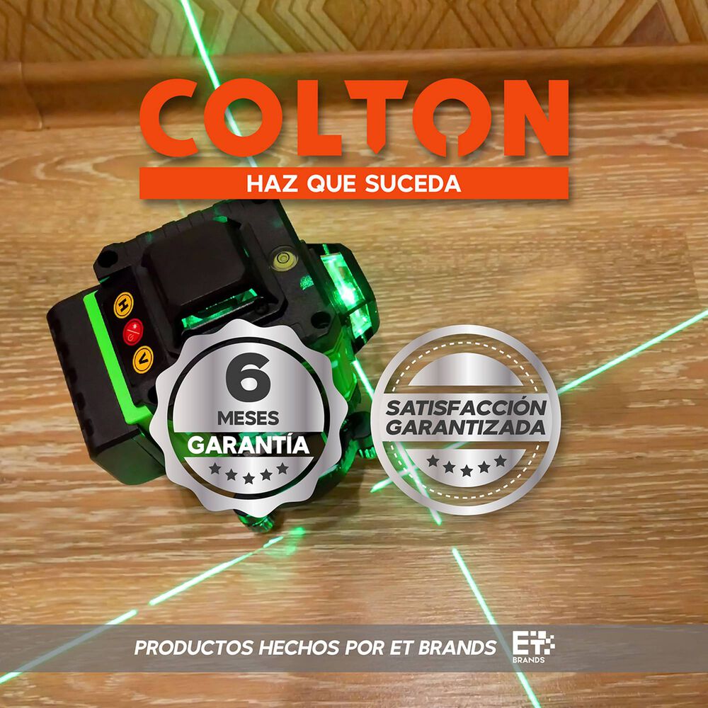 Nivel L&aacute;ser 16 L&iacute;neas Colton Auto + 2 Bater&iacute;as + Tr&iacute;pode image number 9.0