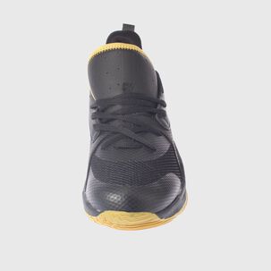 Zapatilla Negro/dorado V&iacute;a Franca Art. 8spg1222blackgold