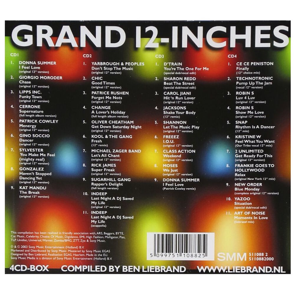 Grand 12 Inches - 8o"s 12 Inches (4cd) | Cd image number 1.0