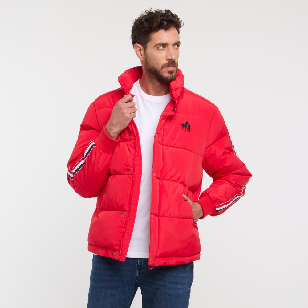 Parka Bloque Color Regular Cuello Alto Hombre The King's Polo Club image number 0.0