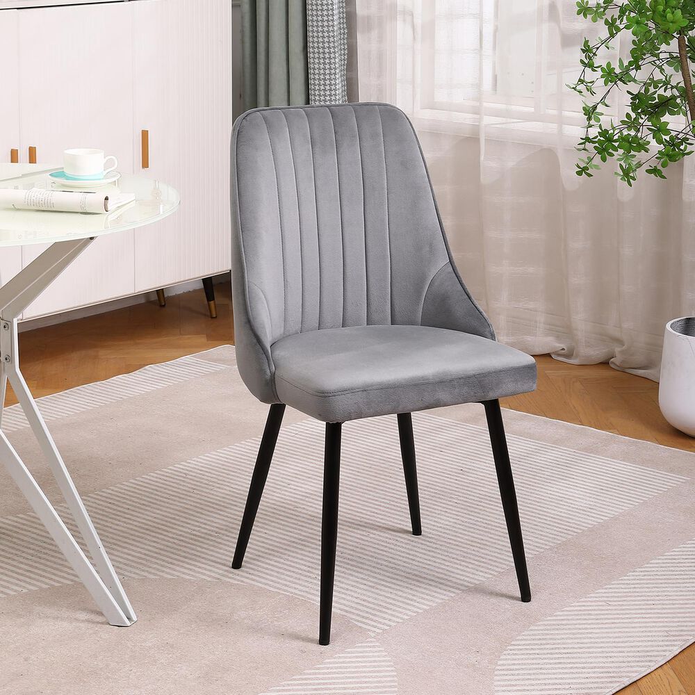 Pack 2 Silla Comedor Giorgio Gris image number 1.0
