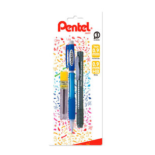 Set Portaminas Cometz 0.9mm + Minas + Portagoma Pentel