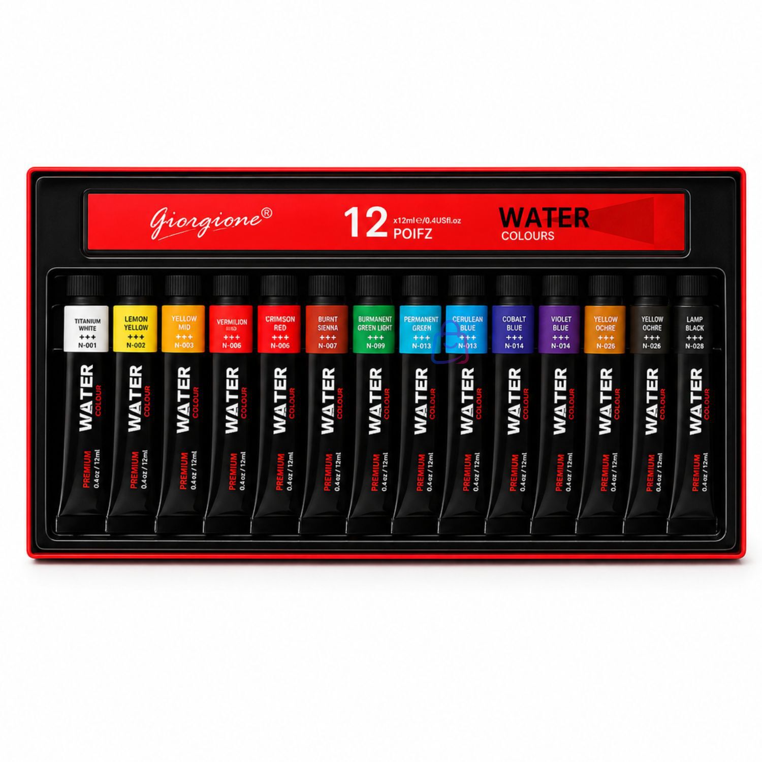 Pintura Acuarela 12 Colores 12ml Premium - Ps image number 3.0
