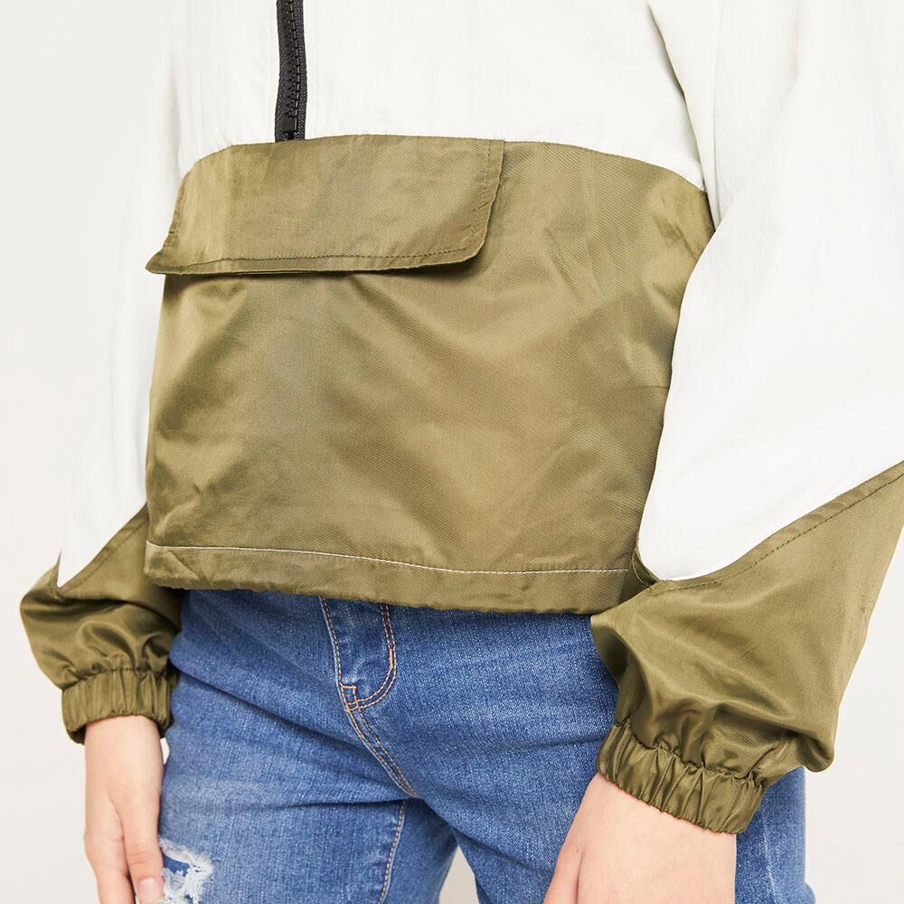 Cortaviento Regular Fit Cuello Alto Mujer Freedom en Oferta | Hites.com
