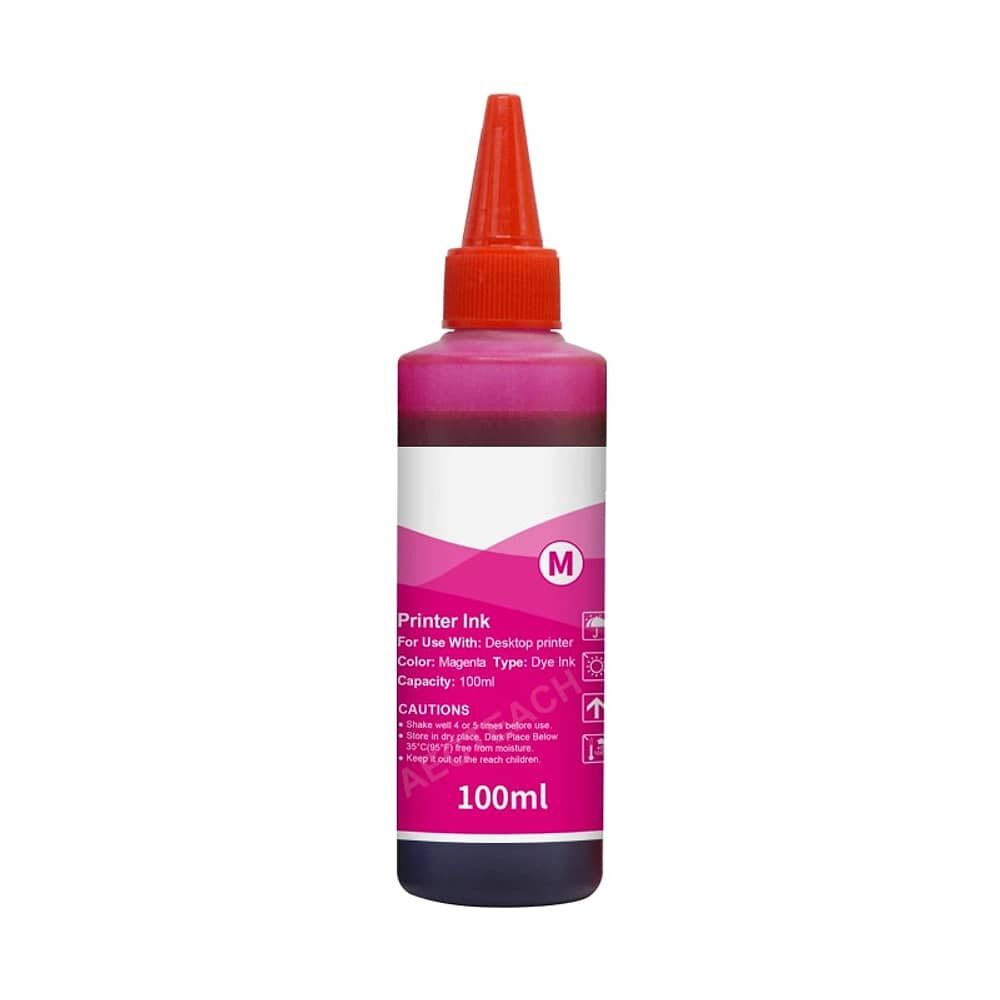 Tinta Para Recargar Impresoras 100ml Magenta Premium Quality image number 0.0