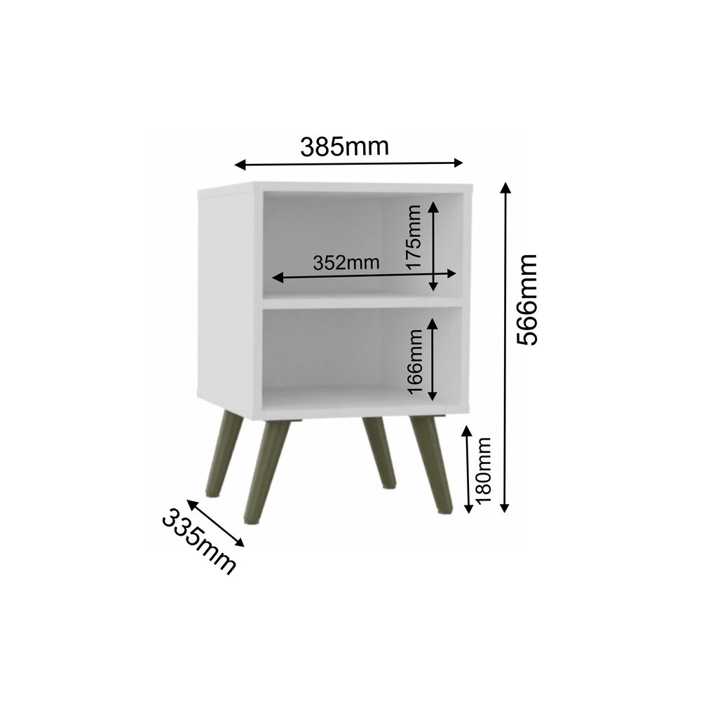 Velador Yardas Lérida Blanco image number 1.0