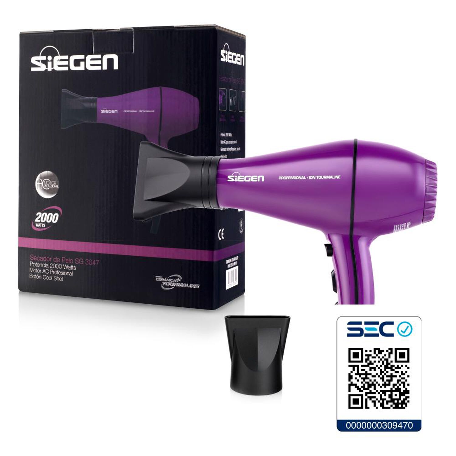 Secador De Pelo Siegen SG-3047 image number 5.0
