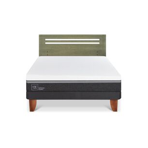 Cama Europea Cic Ortopedic Advance / 2 Plazas / Base Normal + Respaldo