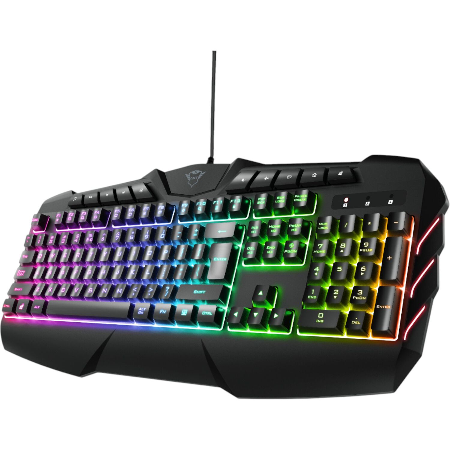 Teclado Gamer Trust Gxt 881 Odyss Full Rgb H&iacute;brido image number 2.0