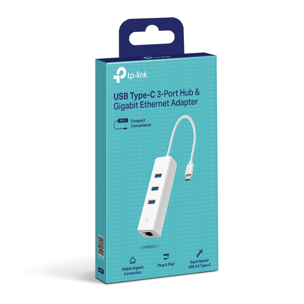 Adaptador Tp-link Usb-c 3 Port Hub Y Gigabit Ethernet image number 2.0