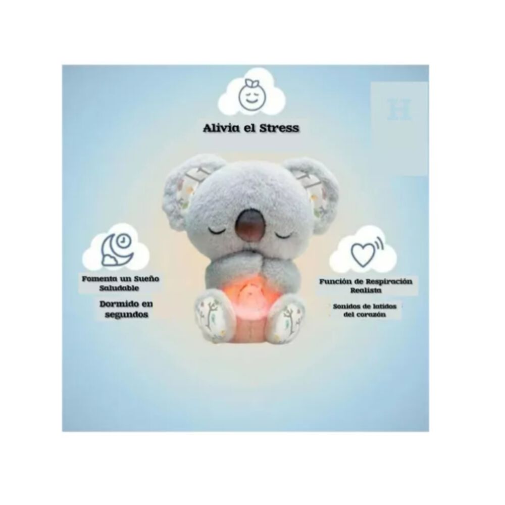 Koala Respira Real Peluche Calma Beb&eacute; Dormir Sue&ntilde;o Relajante image number 16.0