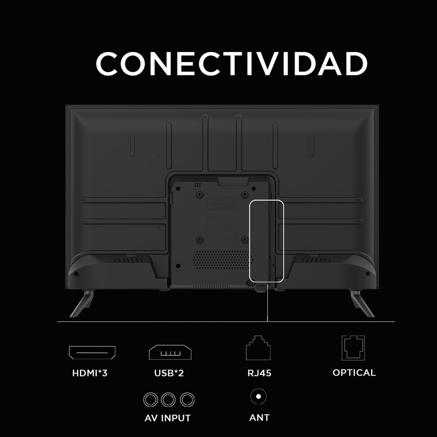 Smart Tv Caixun Led 43" Fhd Roku Tv C43v1fr image number 2.0