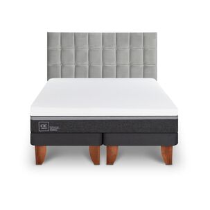 Cama Europea Cic Ortopedic Advance / King / Base Dividida + Respaldo