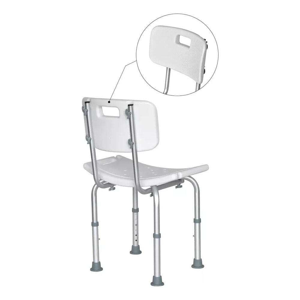 Silla Piso De Ducha Para Ba&ntilde;o Altura Ajustable Portatil 301a image number 1.0