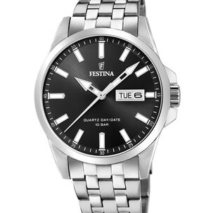 Reloj F20357/4 Festina Negro Hombre Acero Clásico