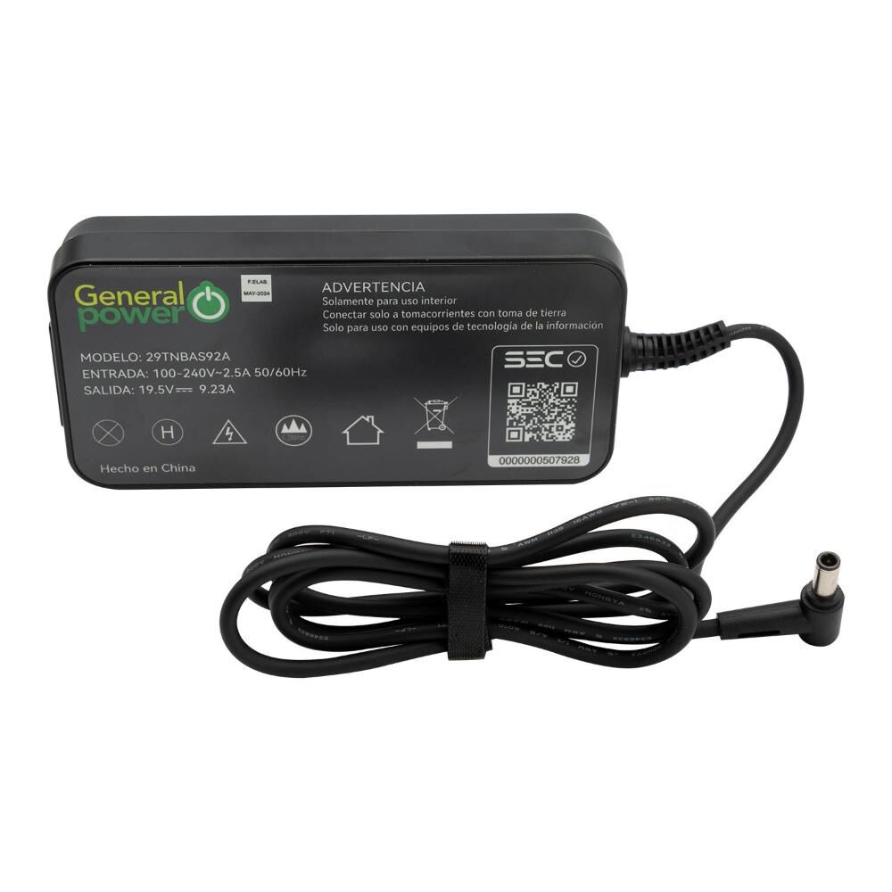 Cargador General Power Para Notebook Gamer Asus (19.5v/9.23a) image number 0.0