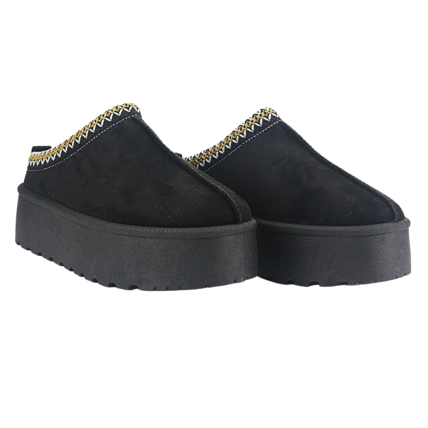 Pantufla Chalada Mujer Pinguih-3 Negro Comfort image number 4.0
